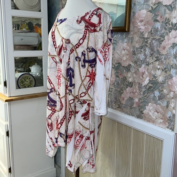 Cal Style USA Women's Beach/Boat/Anchor Themed Plus Size: 3XL Shirt - Picture 3 of 8